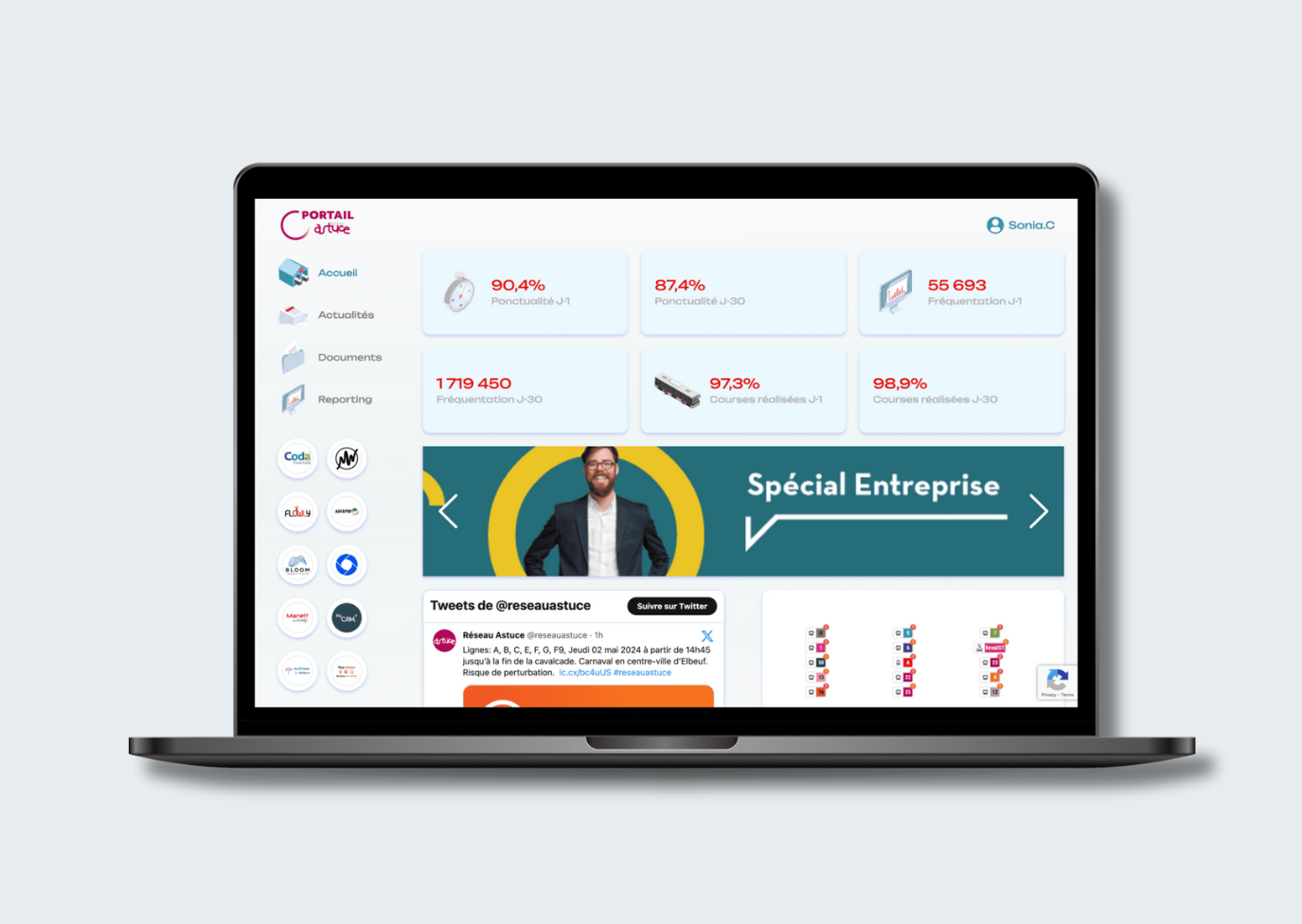application web transdev