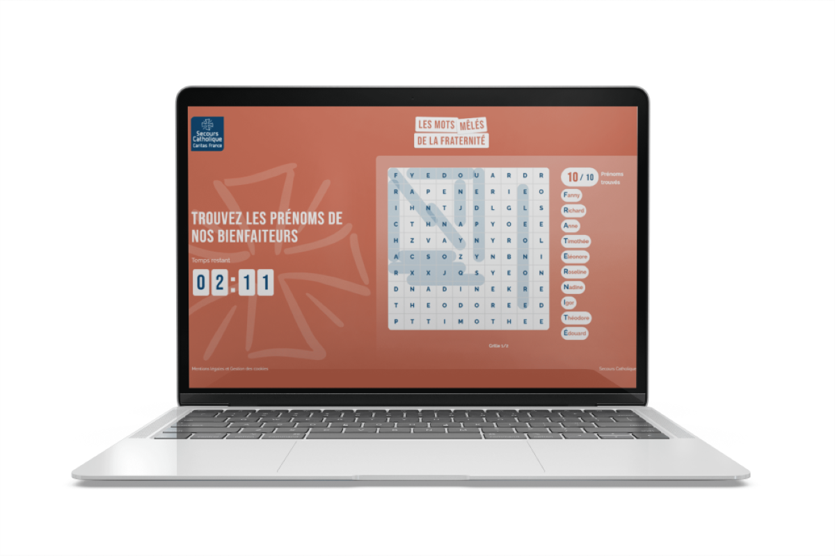 Un Advergame pour collecter de la donnée