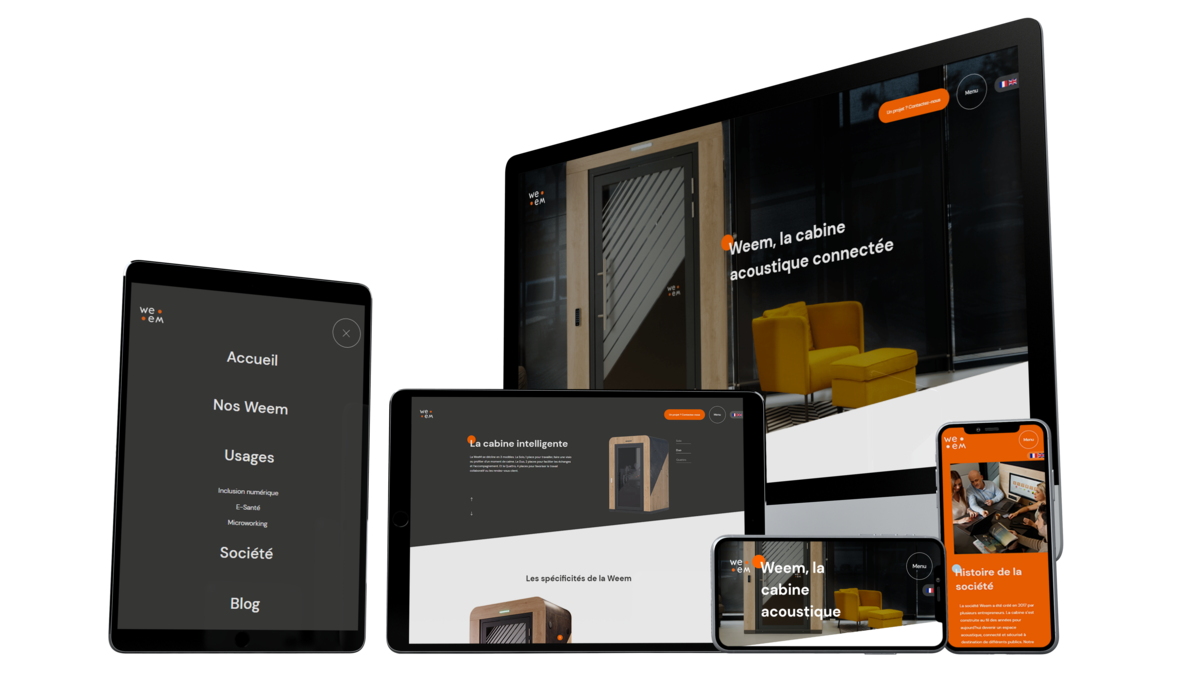 accompagnement dans la conception et la réalisation du site vitrine