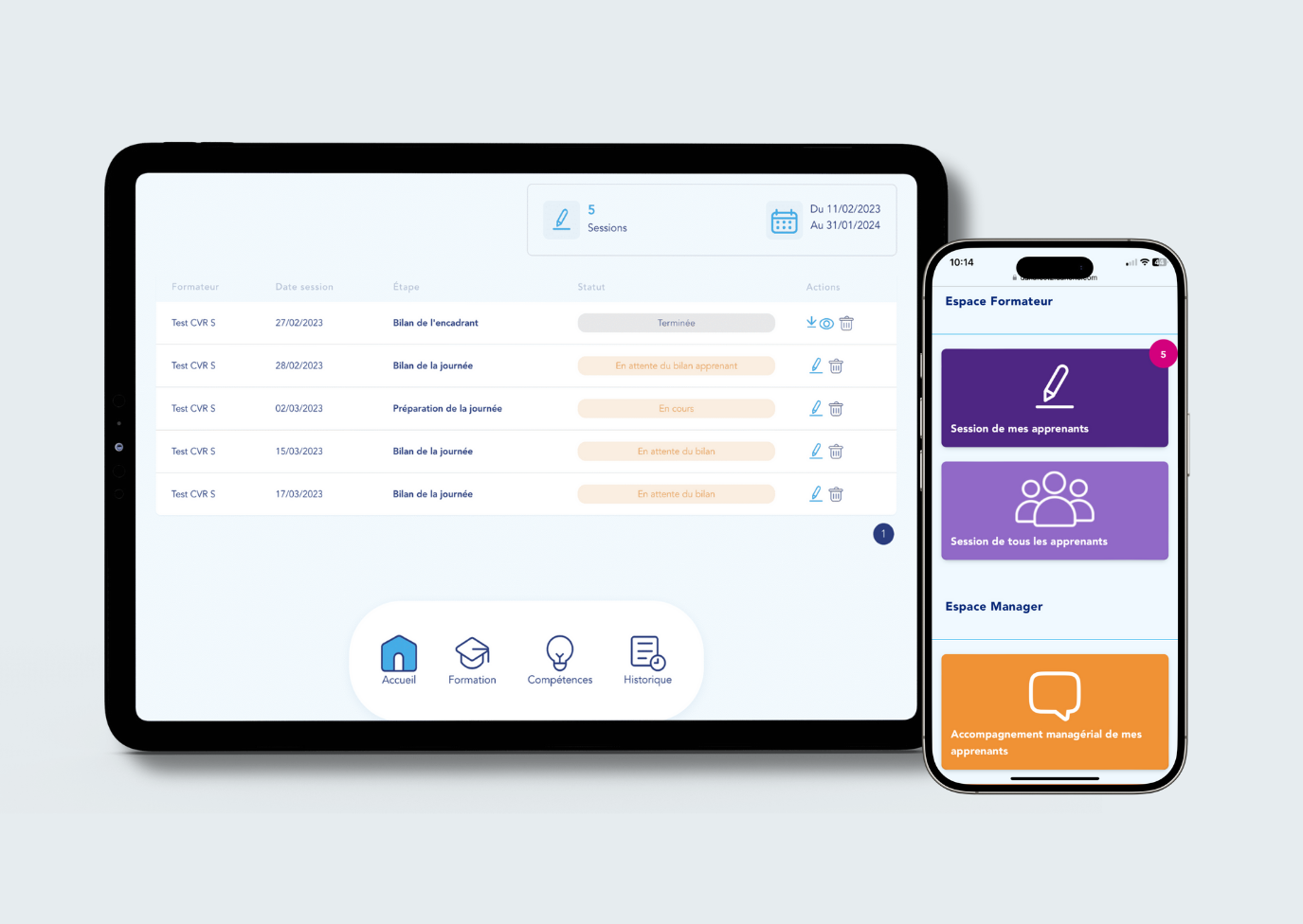 web mobile danone