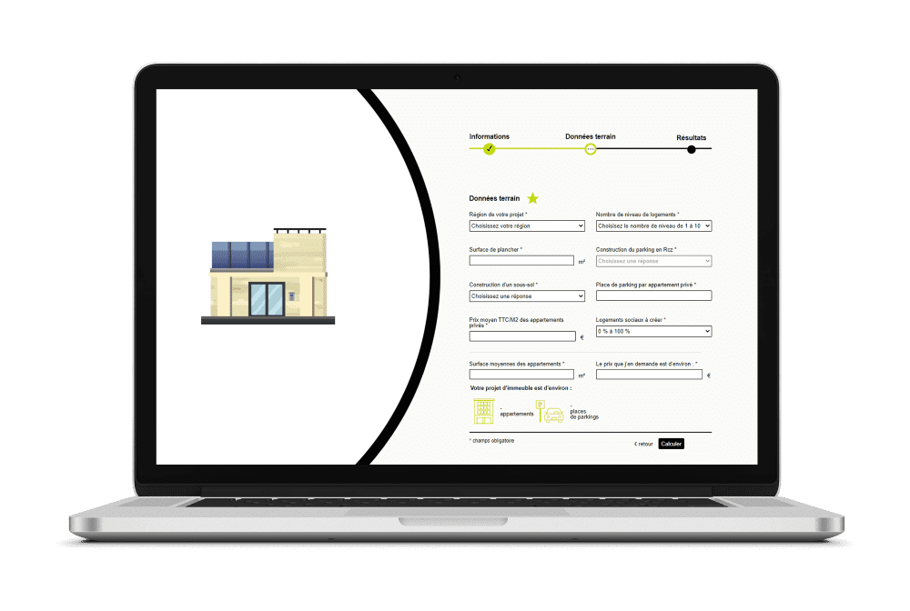 Mettre à disposition un outil de simulation pour capter des prospects