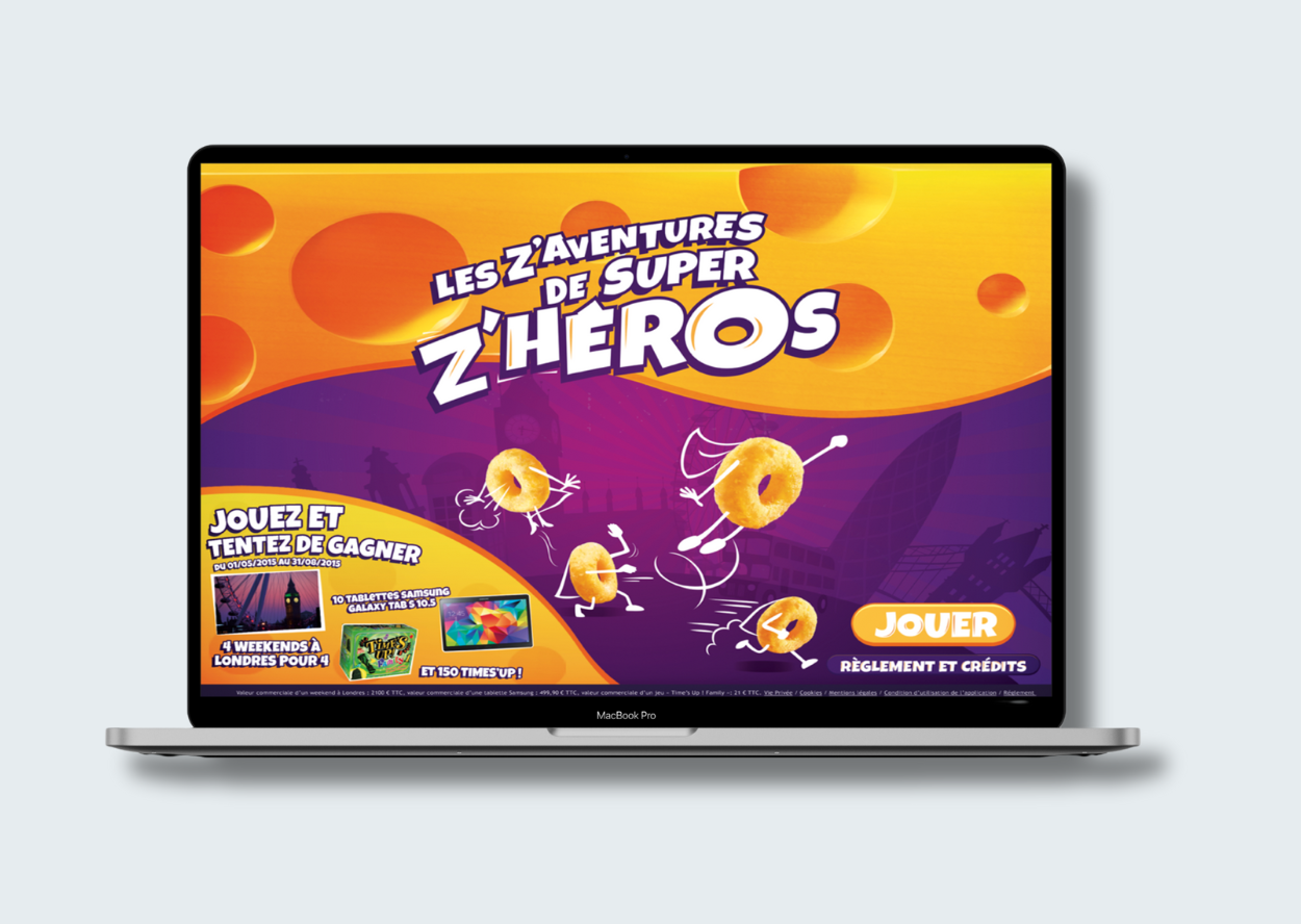 Advergame interactif promouvant une marque, engageant les utilisateurs à travers un univers ludique et mémorable.
